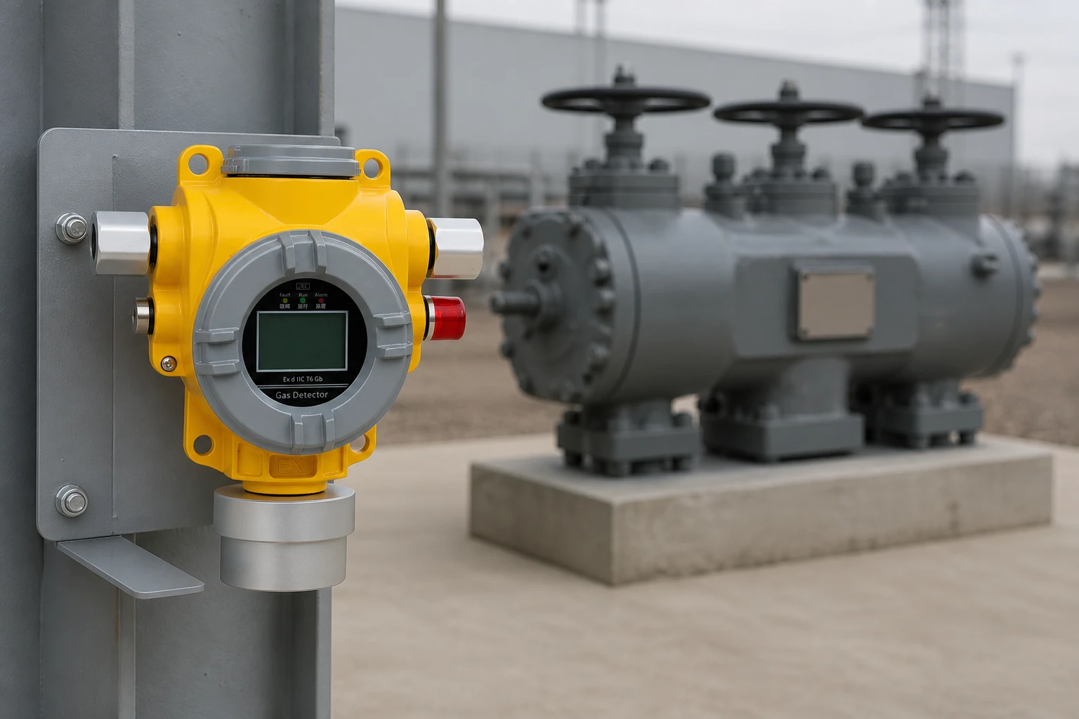 tcb2-f-steel-plant-fixed-gas-detector